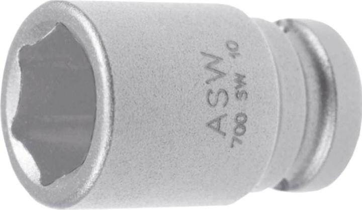 Produktbild ASW Kraftschraubersteckschlüsseleinsatz 700 M 1/4 ″ 6-Kant Magnet Schlüsselweite 13 mm Länge 23 mm (13 mm)