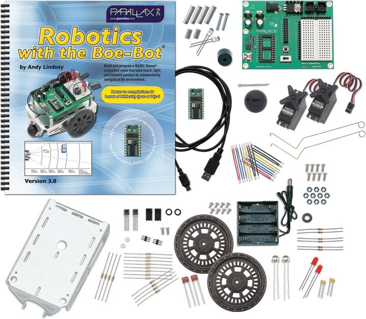 Produktbild Parallax Boe-Bot Roboter-Bausatz mit Bluetooth