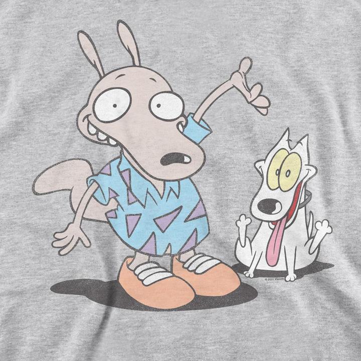Immagine prodotto Rocko´s Modern Life Rocko's Modern Life Felpa Rocko e Spunky Adulto Unisex (S)