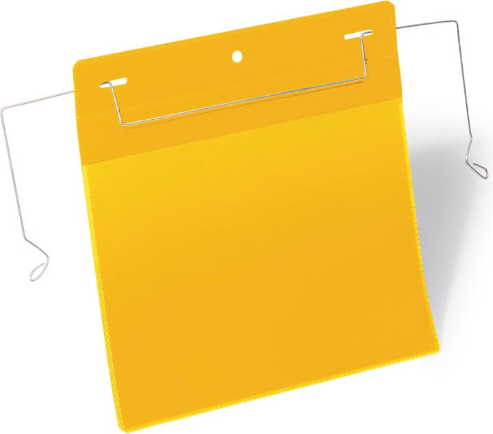 Durable Buste per cartellini con gancio (A5, Attraverso)