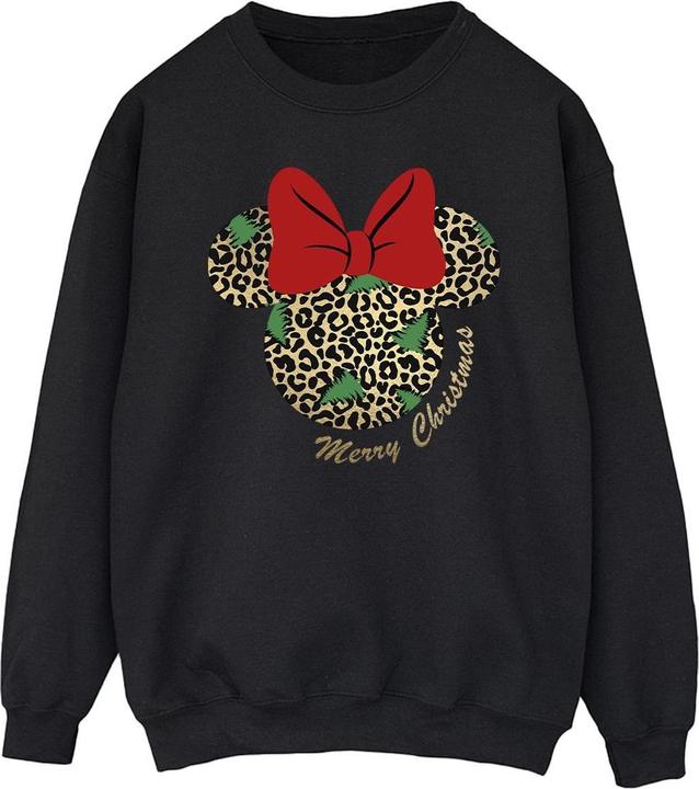 Disney Minnie Mouse Leopard Christmas Sweatshirt (5XL)