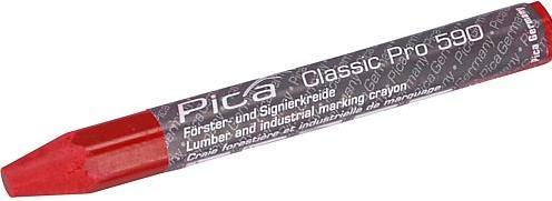 Image du produit Pica Craie forestière/signature Classic PRO 590 rouge papier (Rouge, 12 x)