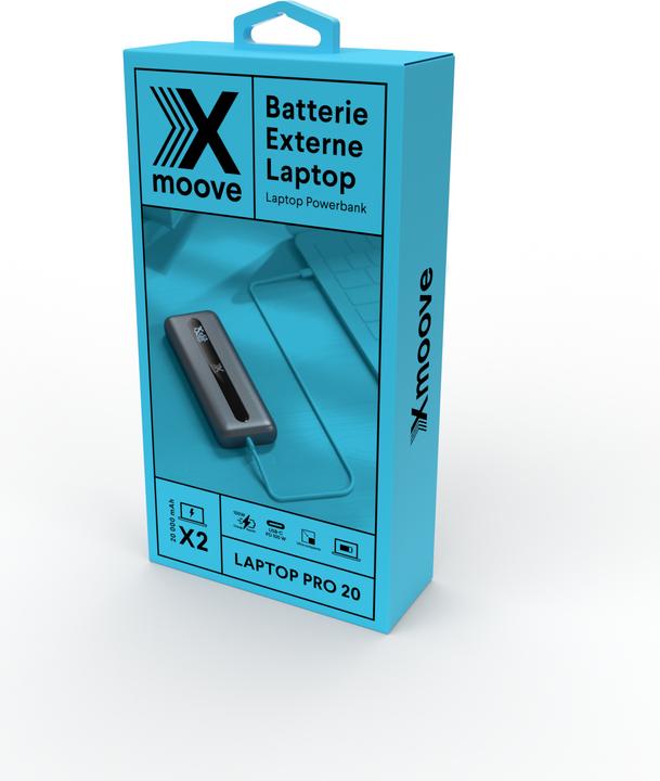 Image du produit Livoo Laptop Pro 20 - Batterie externe USB-C PD100W - 20 000 mAh (20000 mAh, 100 W, 37 Wh)