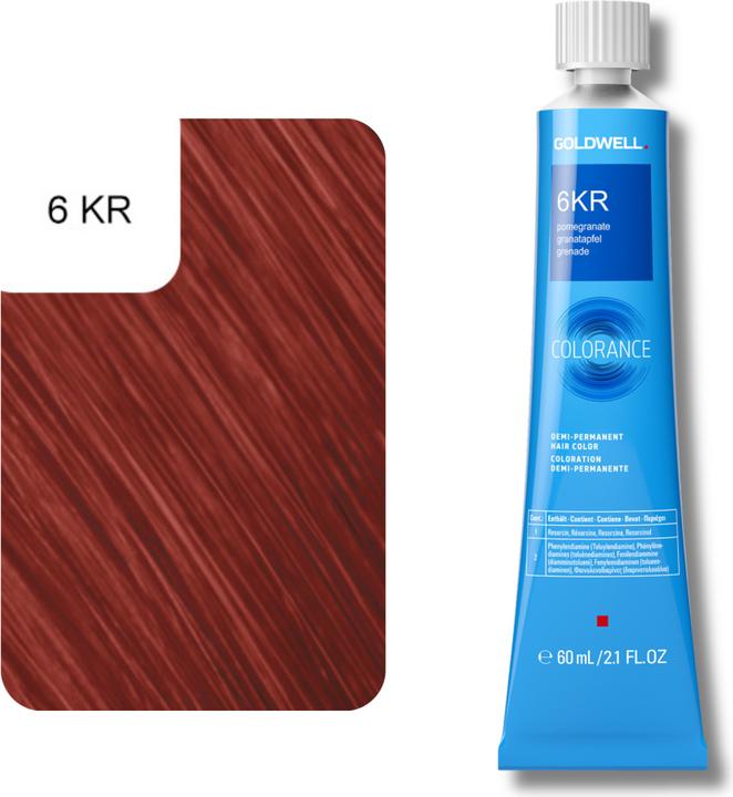 Image du produit Goldwell Colorance Tube Demi-Permanente (6KR grenade)