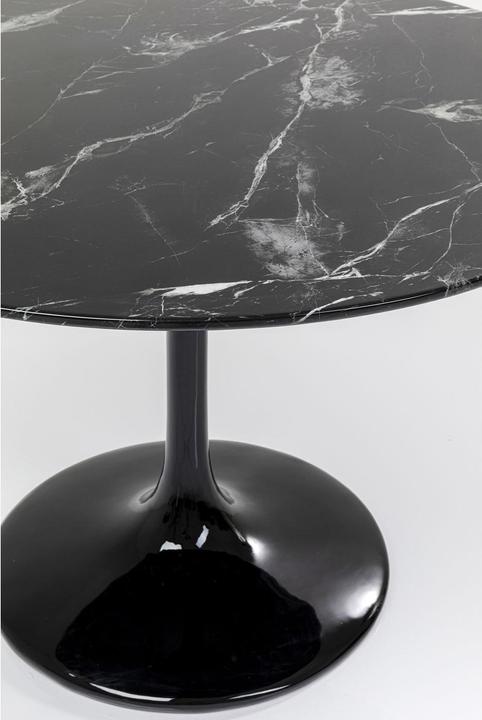 Produktbild Kare Design Tisch Solo Marble Schwarz Ø 110cm (110 x 110 x 75 cm)