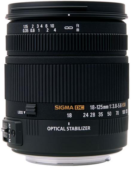 Produktbild Sigma Objektiv 18-125mm, f/3.8-5.6 DC OS HSM Asp. IF, C (Canon EF)