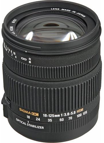 Produktbild Sigma Objektiv 18-125mm, f/3.8-5.6 DC OS HSM Asp. IF, C (Canon EF)