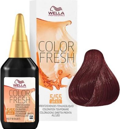 Immagine prodotto Wella Colore fresco (5/55 Marrone chiaro Mahogani Intensivo)