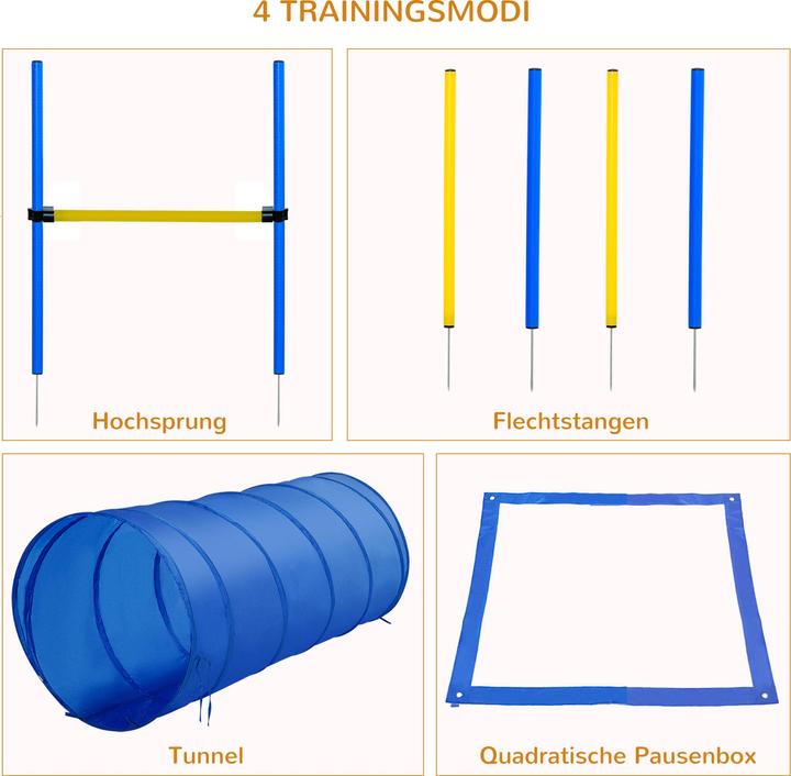 Produktbild PawHut Agility Set (One Size, Agility)