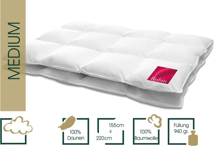 Actual product image Hanskruchen Rubin (940 g, 155 x 220 cm)