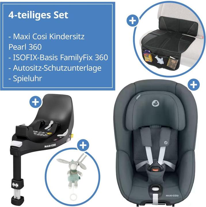 Actual product image Maxi-Cosi Reboarder Reboarder-Kindersitz Pearl 360 drehbar ab (Reboarder, ECE R129/i-Size Standard)