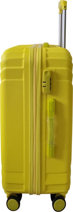 Actual product image NTK-Collection Hartschalenkoffer 2er-Set Mabell Gelb (80 l, M (50 - 90l), L (90 - 115l))