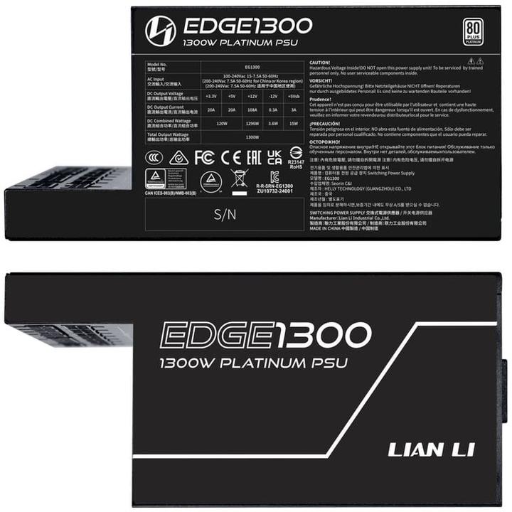 Actual product image Lian-Li Edge E1300 (1300 W)