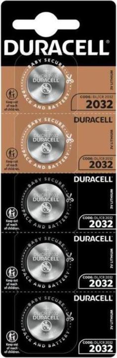 Duracell 5x CR2032 Lithium battery 3 Volt (5 pcs., CR2032, 180 mAh)
