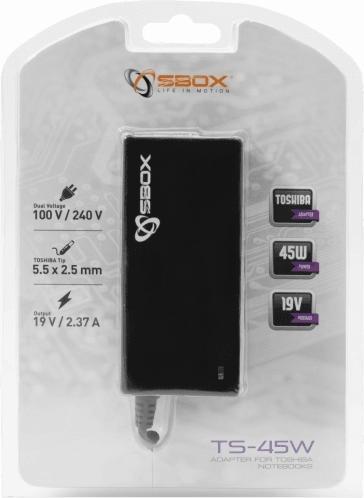 Produktbild Sbox Adapter for Toshiba notebooks TS-45W (45 W)