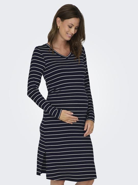 Immagine prodotto Only Maternity Vestito mamma con scollo a V e maniche lunghe (M)
