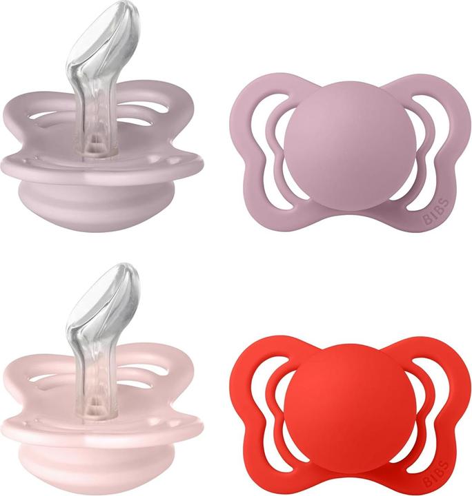 Produktbild Bibs 4er-Pack Schnuller, kiefergerecht, BPA-frei, Grösse 1 (4 x, bis 6 Monate)