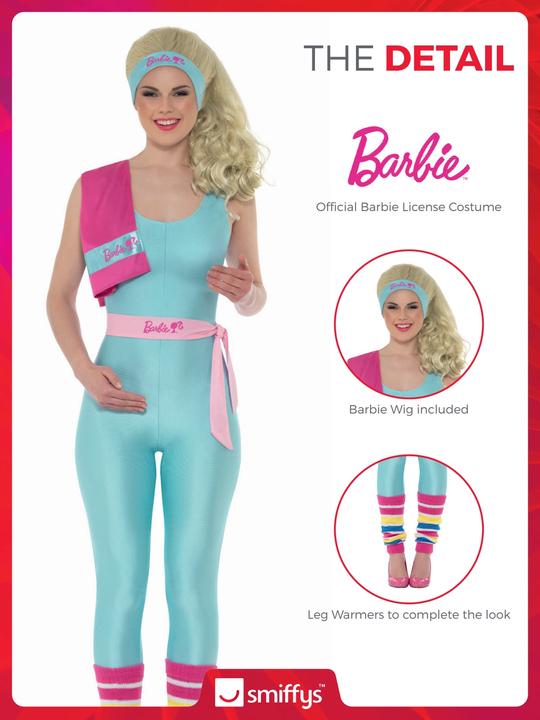 Image du produit Smiffys Barbie: Années 90 - gymnastique Barbie (36, 37, 38)