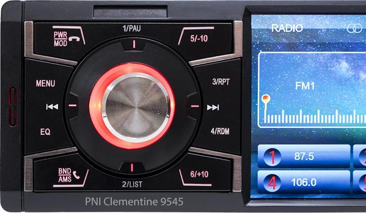 Actual product image PNI Clementine 9545 car MP5 player package + HiFi500 coaxial car loudspeaker, 100 W, 12.7 cm (12.70 cm)