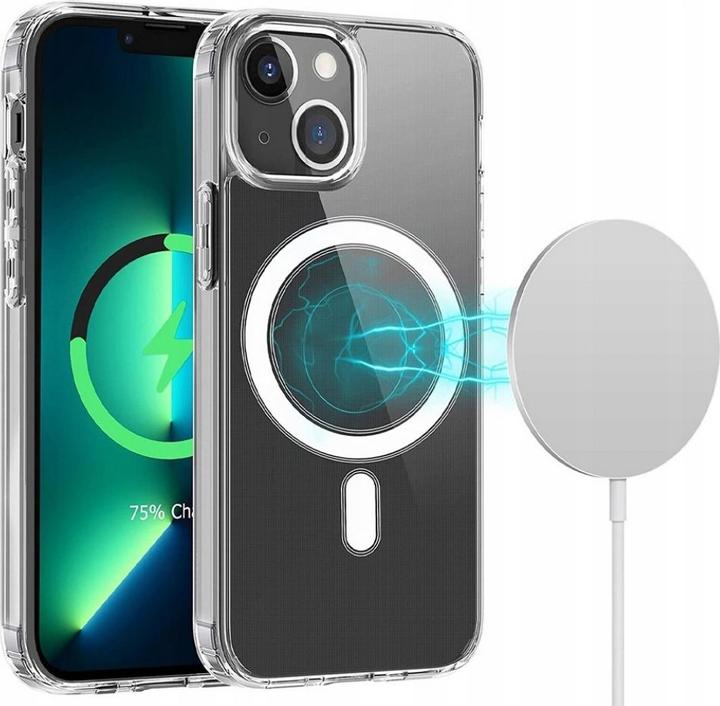 Productafbeelding Screenguard Magnetische Apple iPhone 13 Clear Case MagSafe Cover (Apple iPhone 13)
