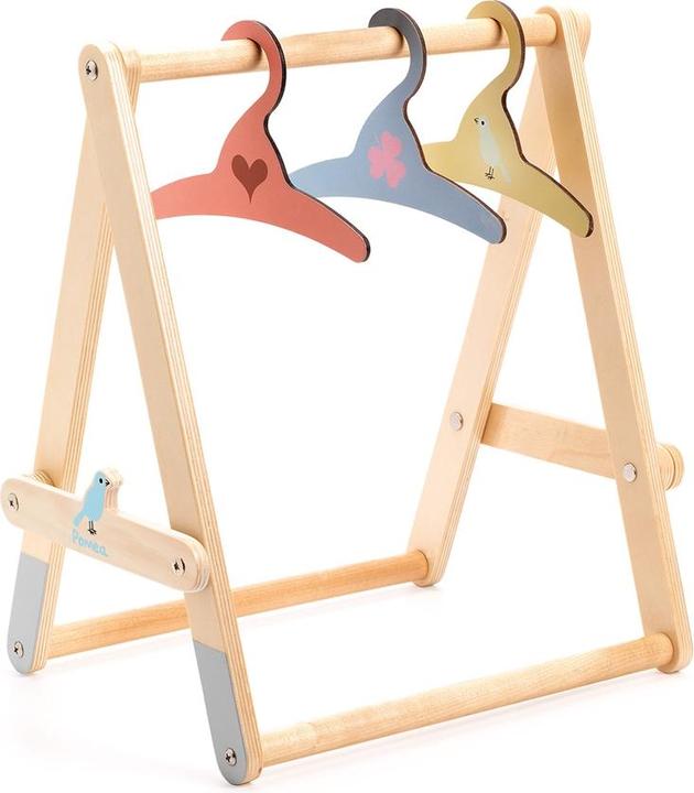 Produktbild Djeco Cloths rack incl. 3 hangers Pomea