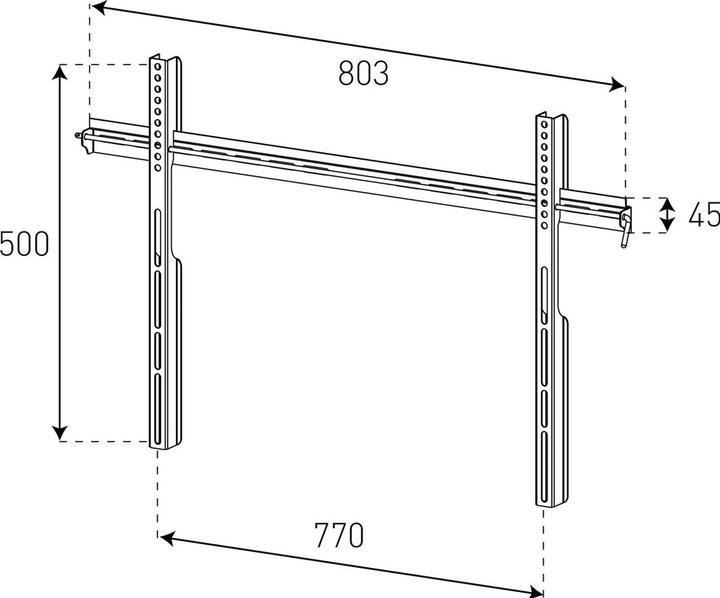 Produktbild Sonorous Surefix 152 (Wand, 65", 70 kg)