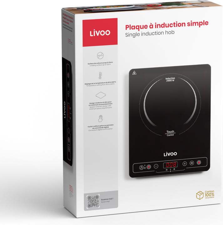 Produktbild Livoo Einzelinduktionskochfeld