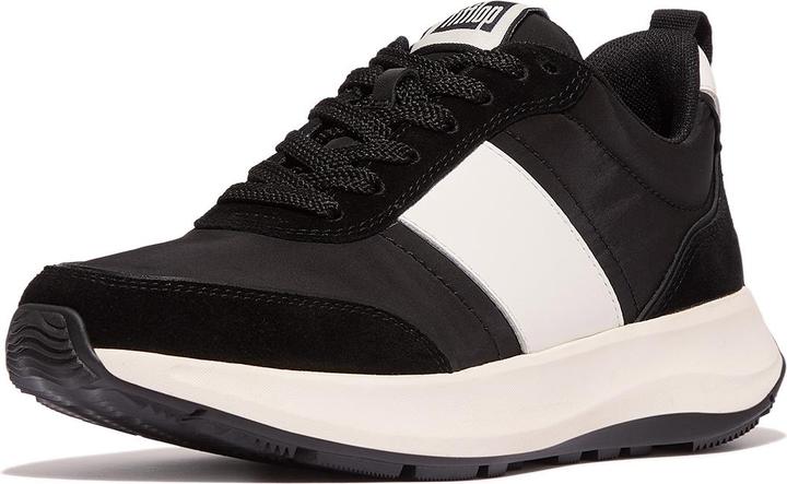Immagine prodotto Fitflop F-Mode Flow Sneaker - Nylon & Suede Mix ZWART - Maat 37 (37)