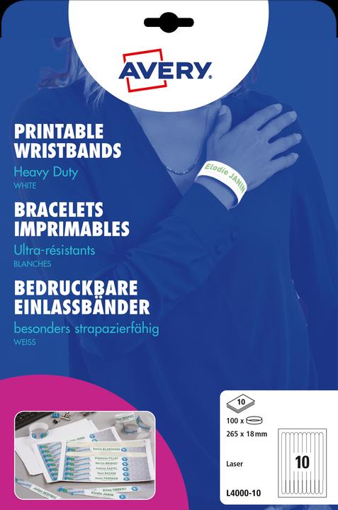 Actual product image Avery Admission tapes