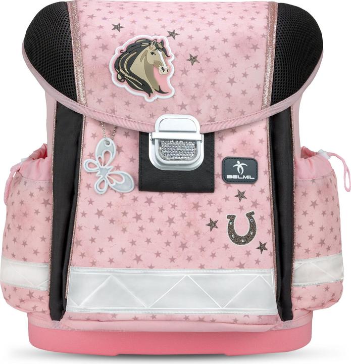 Actual product image Belmil CLASSY Schulrucksack-Set Star Horses (19 l)
