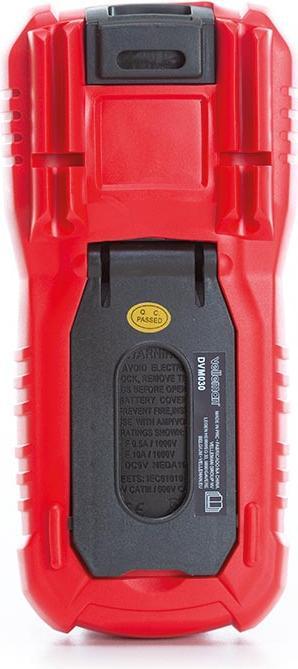 Actual product image Velleman Robust true RMS digital multimeter with automatic measuring range - CAT III - 1000 V - 8 Fu (CAT III)