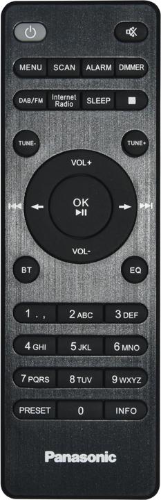 Produktbild Panasonic RF-D40EG-K (UKW, FM, DAB+, Internetradio, WLAN, Bluetooth)
