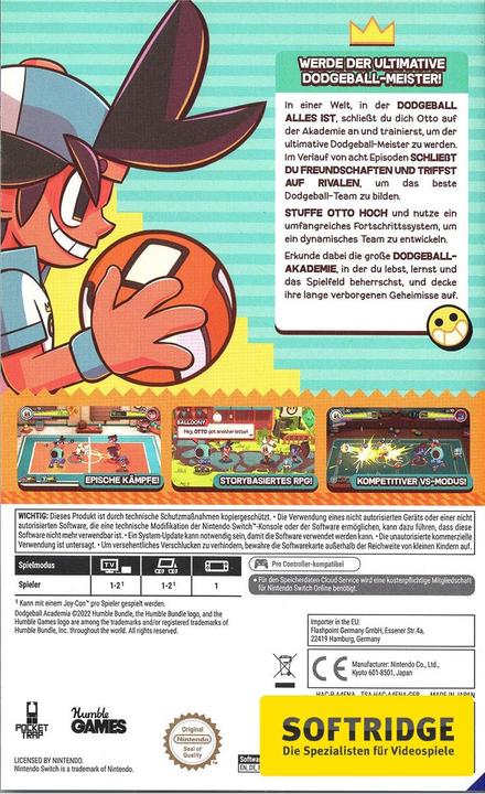 Immagine prodotto Humble Bundle Accademia del dodgeball (Switch, DE)