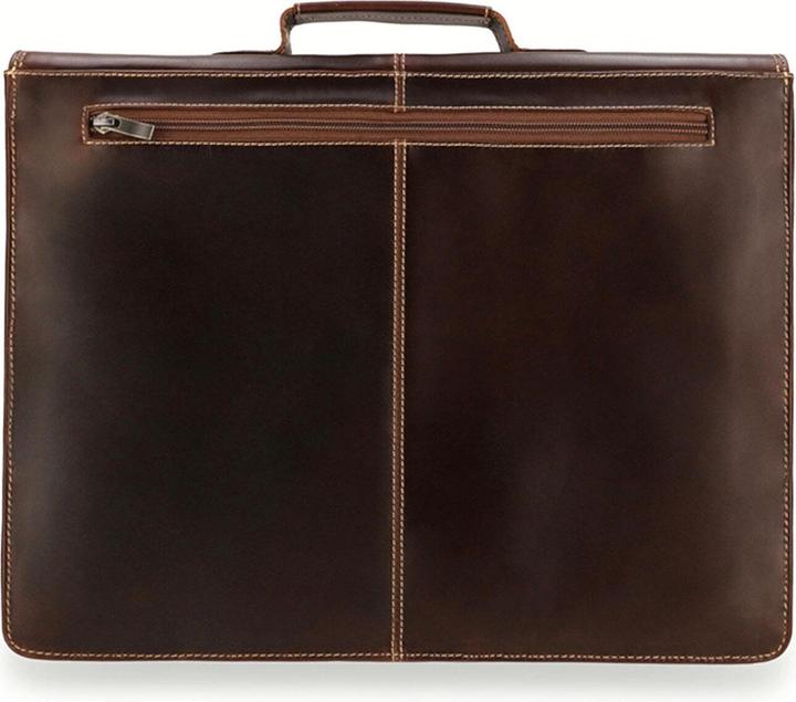 Actual product image Buckle & Seam Briefcase Sierra Brown/Stripes