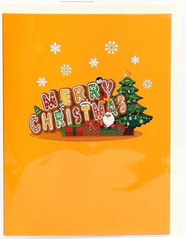 Produktbild MU Classic 3D Pop Up Weihnachtskarte mit Music Music Series (1 Stk.)
