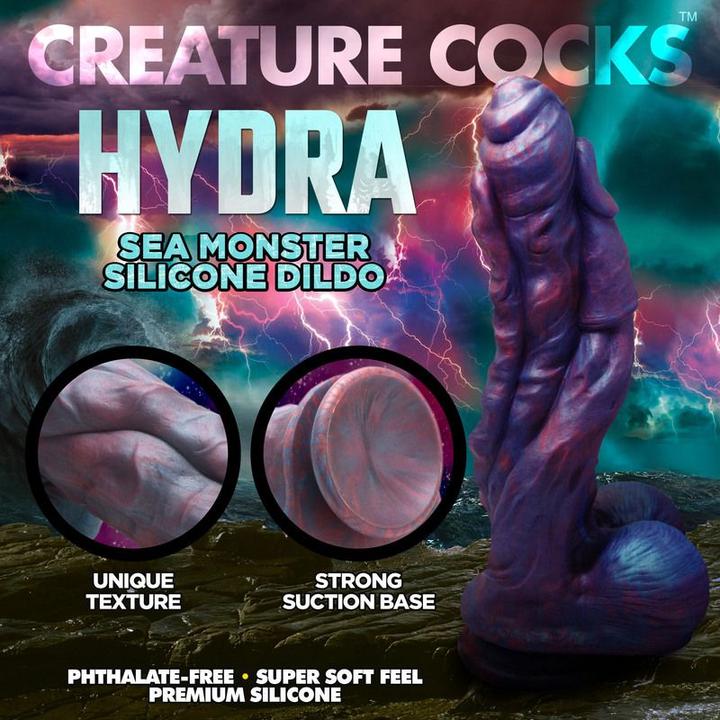 Actual product image Creature Cocks Hydra Seeungeheuer Silikon Dildo