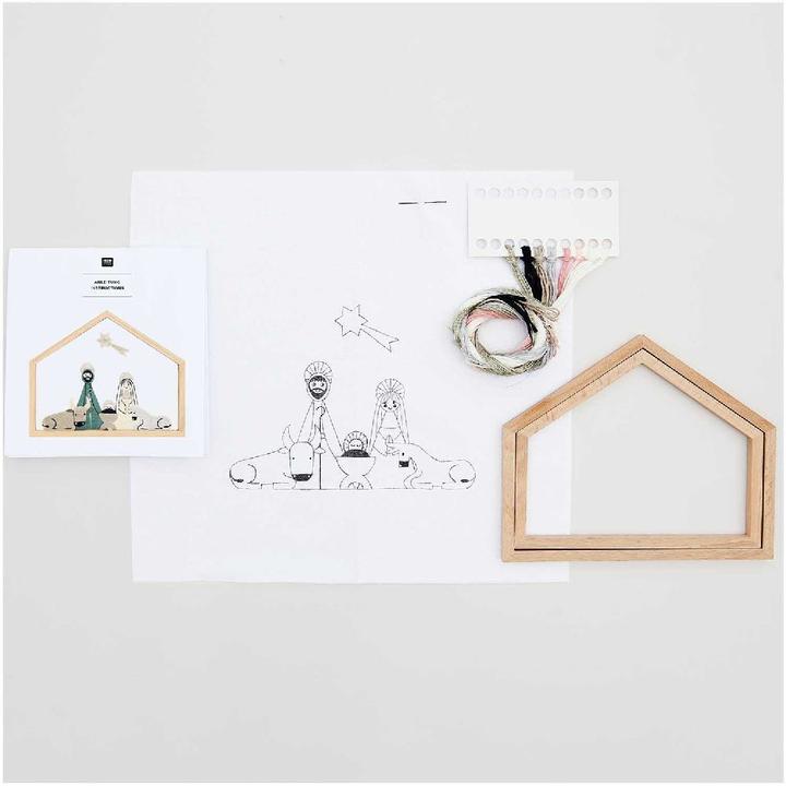 Produktbild Rico Design Stickpackung Vorgezeichnet, Krip.100189