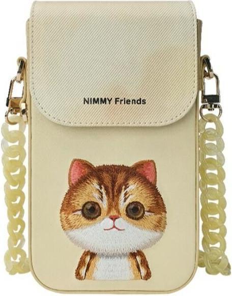 Produktbild Dell Nimmy phone bag khaki Big Eyed Pet 2.0 Cat