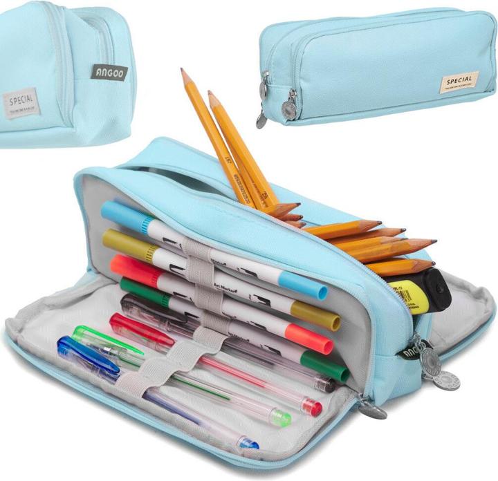 Image du produit Ikonka École triple sac Trousse de toilette 3en1 bleu