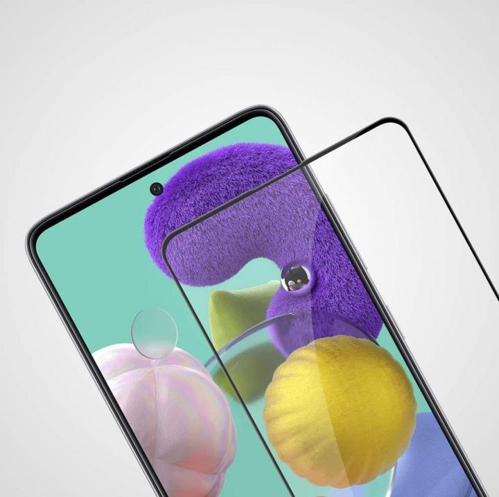 Actual product image Screenguard Samsung Galaxy A51 4G Full Screen Protective Glass Film 2.5D 9H (1 Piece, Samsung Galaxy A51)