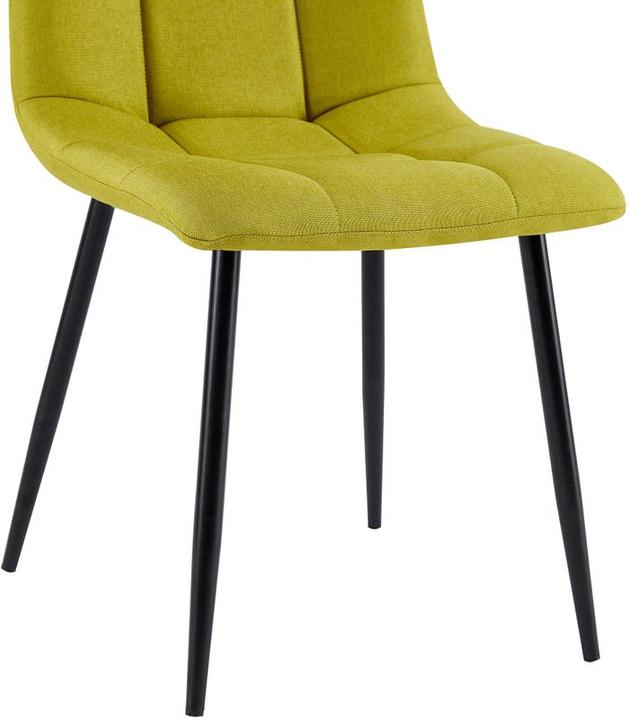 Image du produit Swisshandel24 Set de 4 chaises Antibes Tissu