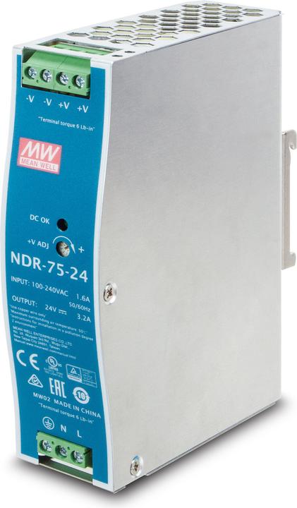 Produktbild Planet Technology Corp. Din-Rail Power Supply 75 watts, 24V (75 W)