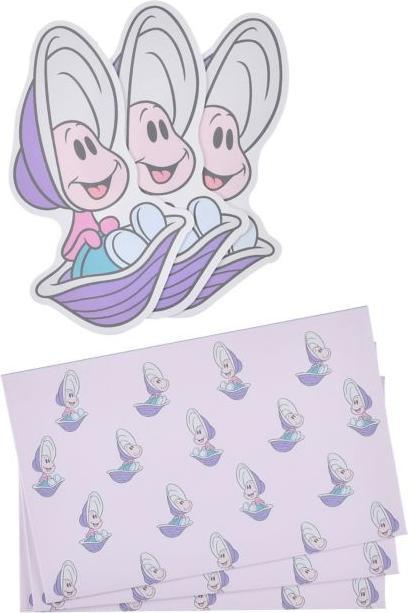 Image du produit Disney Young Oyster Mini Die Cut Message Card and Envelope Set (3 pcs)