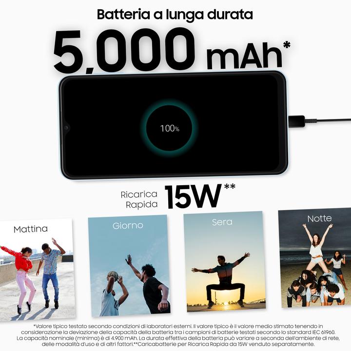 Produktbild Samsung Galaxy A13 (64 GB, Light Blue, 6.60", Dual SIM, 50 Mpx, 4G)