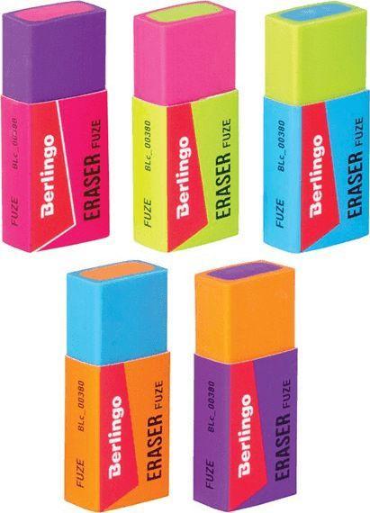 Actual product image Berlingo Thermoplastic eraser, coloured, 24 pcs. fuses