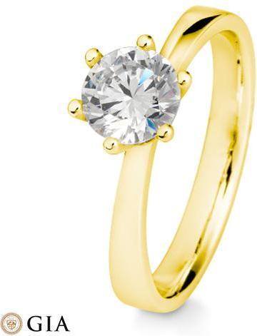 Breuning RING - 6er Krappenfassung (48, 585/14 K Gold)