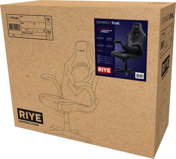 Image du produit Trust GXT 703 Riye Chaise de jeu Noir