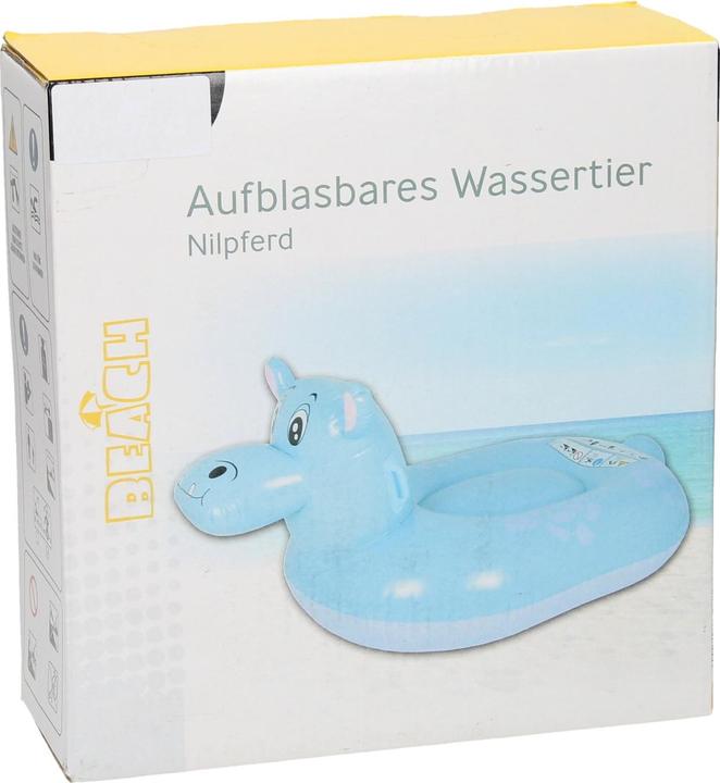 Actual product image Inflatable water animal hippopotamus