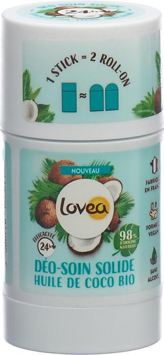 Produktbild Lovea festes Deo Bio Kokosöl fest (Stick, 136 ml)