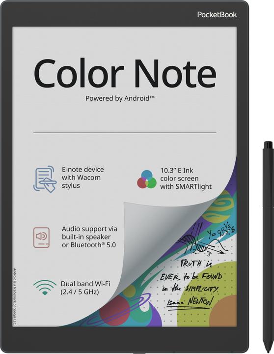 Image du produit PocketBook Color Note (10.30", 32 Go, Mer déchaînée, Storm Blue)